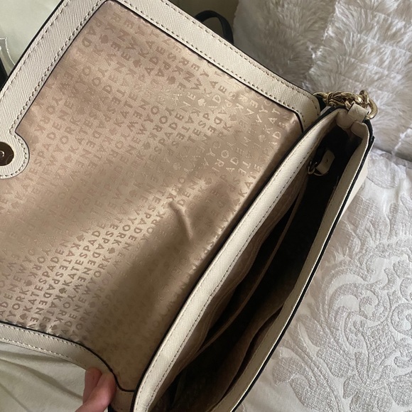 Kate Spade ♠️ NWOT Cream/Black Crossbody Bag - Picture 2 of 10